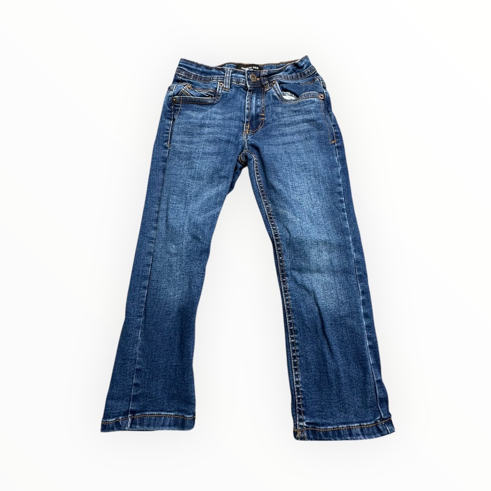 Kenneth Cole Jeans Boys Size 5 Blue Slim Fit Medium Wash‎ Denim Pants